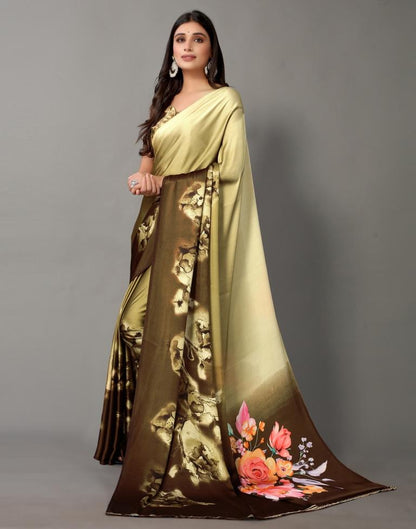 Light Yellow Silk Saree | Sudathi