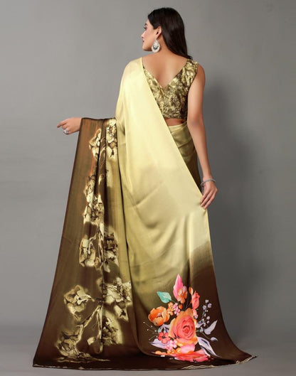 Light Yellow Silk Saree | Sudathi