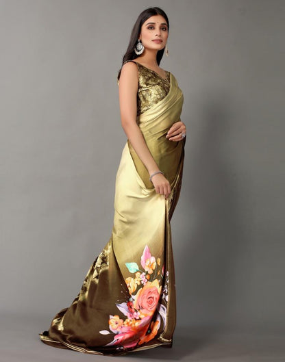 Light Yellow Silk Saree | Sudathi