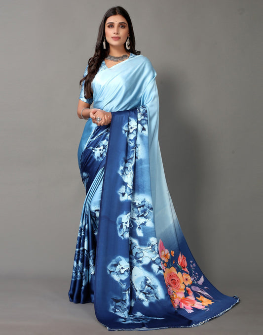 Light Blue Silk Saree | Sudathi