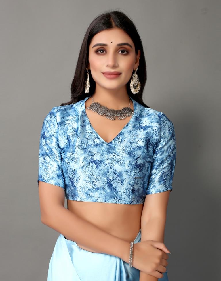 Light Blue Silk Saree | Sudathi