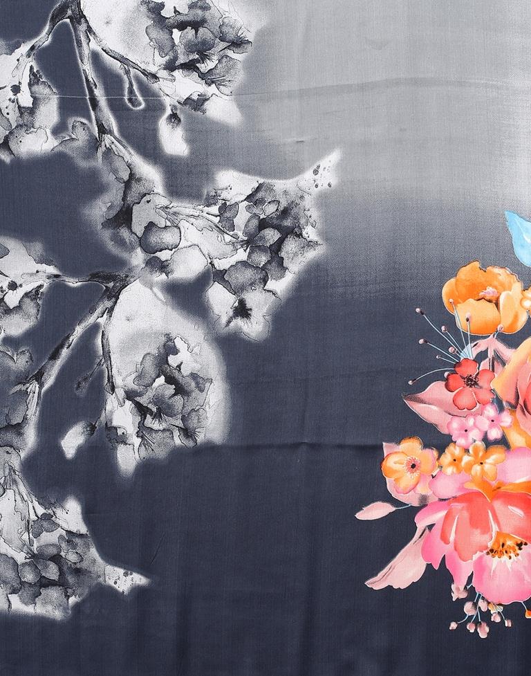 Light Grey Silk Saree | Sudathi