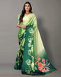 Green And Parrot Green Silk Saree | Sudathi