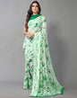Pista Green And Multicolored Georgette Saree | Sudathi