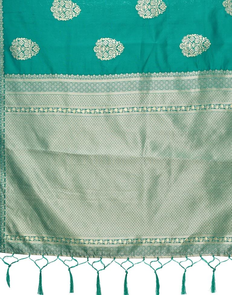 Rama Green Silk Saree | Sudathi