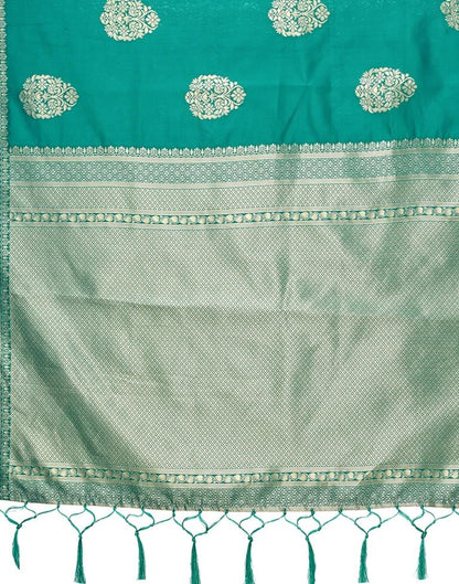 Rama Green Silk Saree | Sudathi