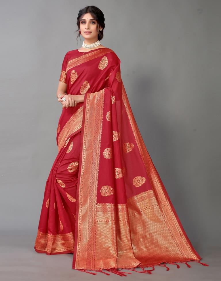 Red Silk Saree | Sudathi