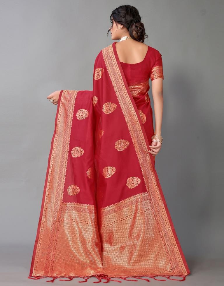 Red Silk Saree | Sudathi