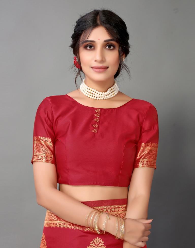 Red Silk Saree | Sudathi