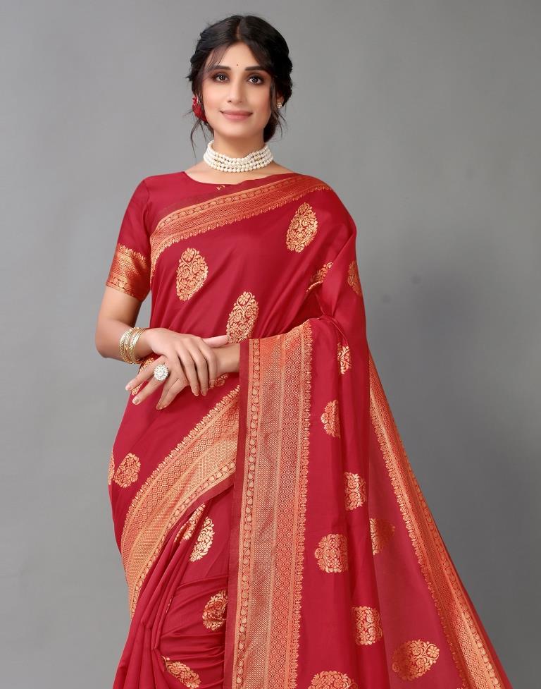 Red Silk Saree | Sudathi