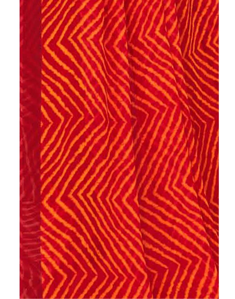 Red And Yellow Chiffon Saree | Leemboodi