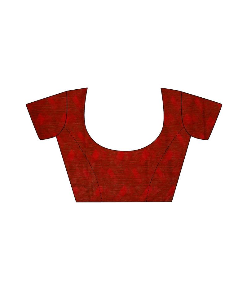 Red And Yellow Chiffon Saree | Leemboodi