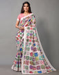 Multicolored Linen Saree | Leemboodi