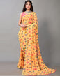 Light Orange Georgette Saree | Leemboodi