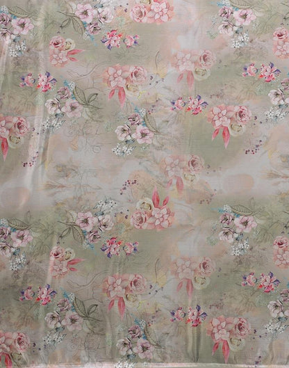 Light Grey Silk Saree | Leemboodi