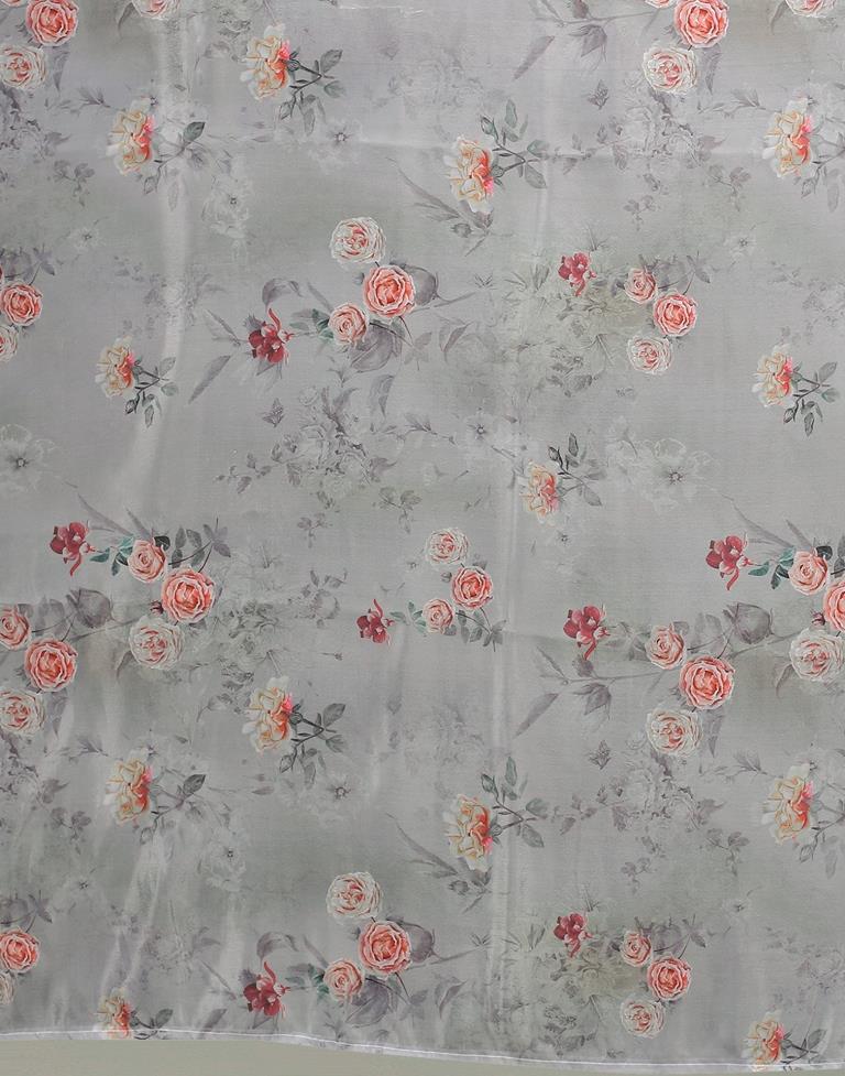 Grey Silk Saree | Leemboodi