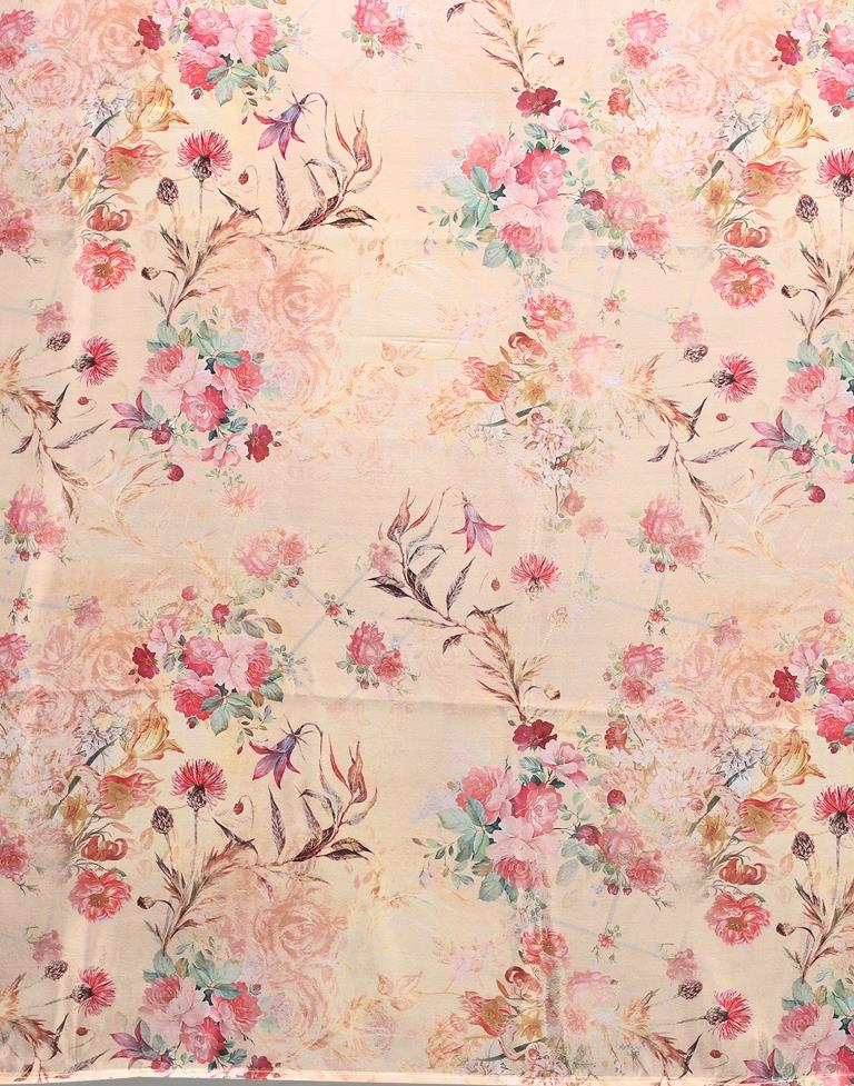 Light Peach Silk Saree | Leemboodi