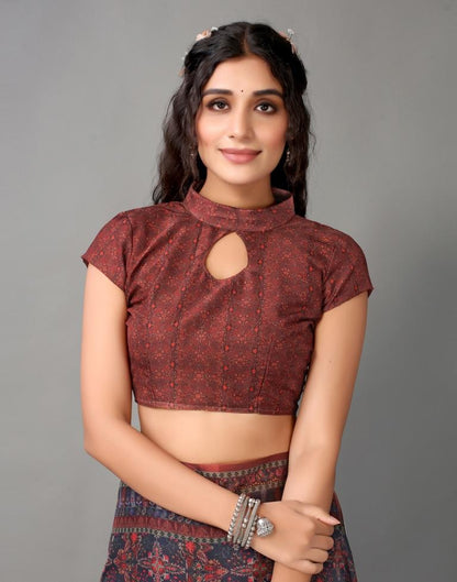 Blue Silk Saree | Leemboodi