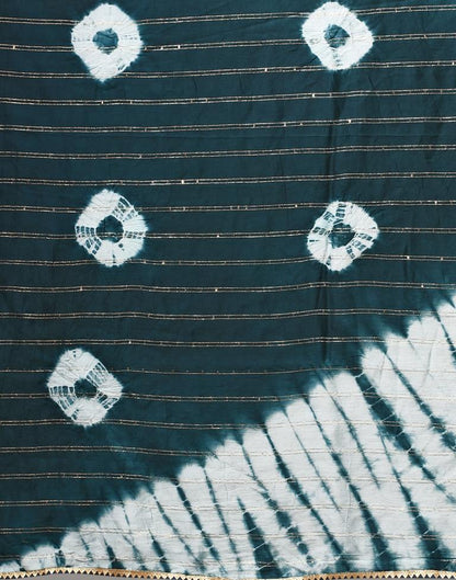 Light Blue And Rama Blue Cotton Saree | Leemboodi