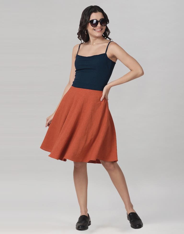 Blue Coloured Lycra Knitted Top | Sudathi