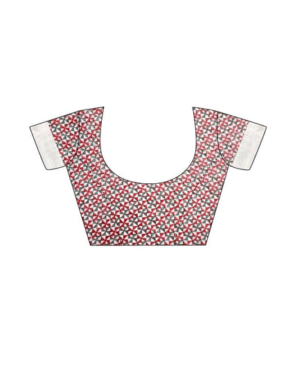 White Cotton Saree | Sudathi