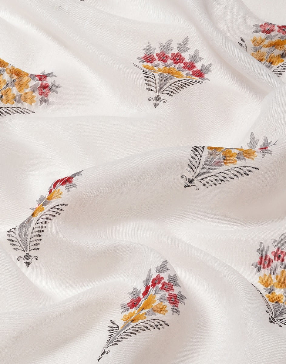 White Cotton Saree | Sudathi