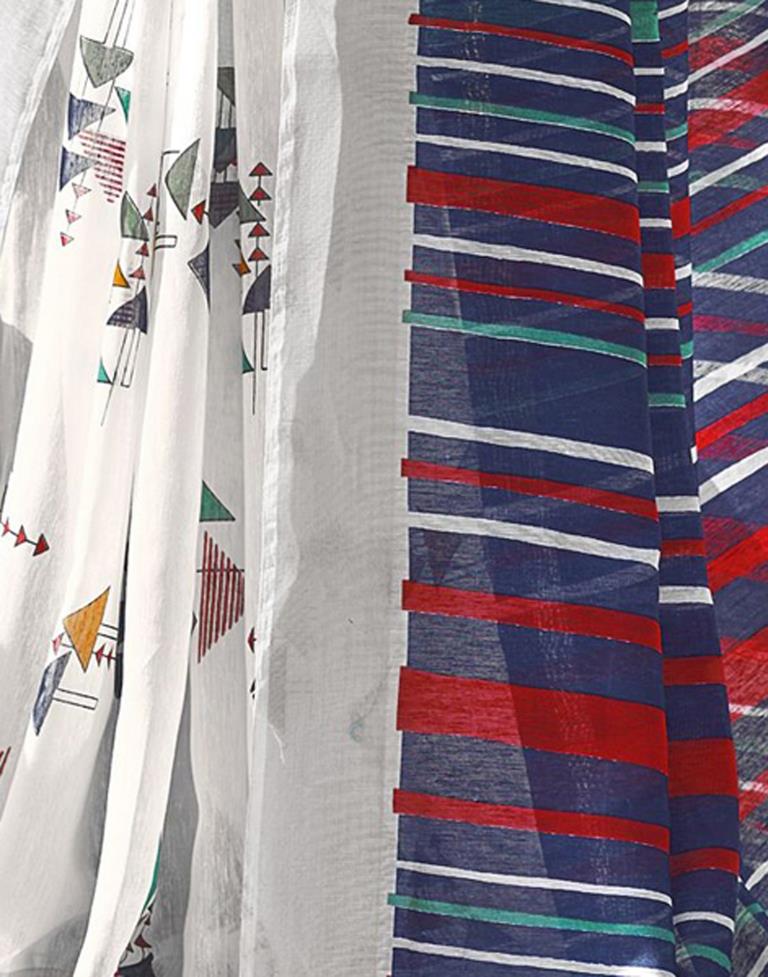 White Cotton Saree | Sudathi