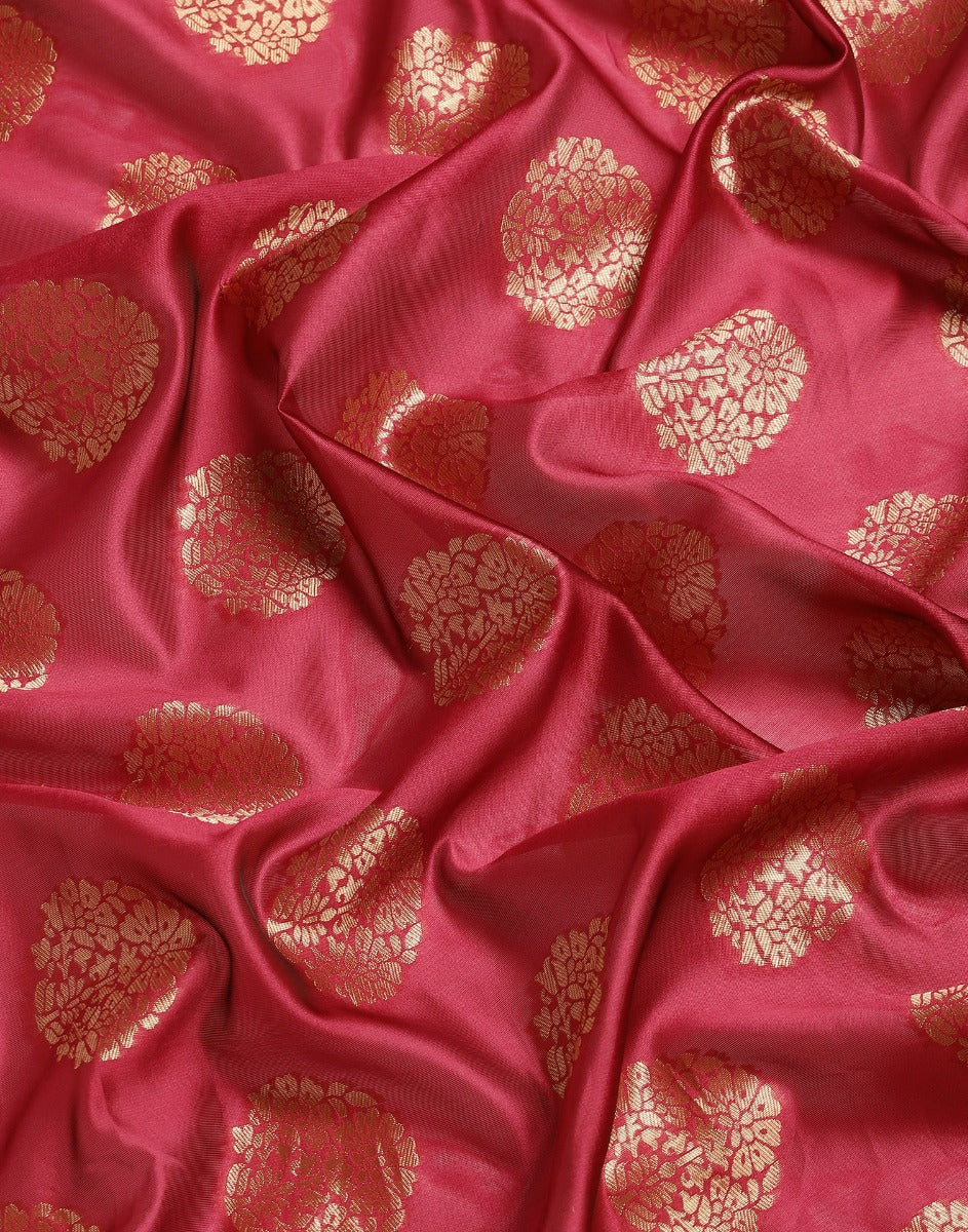 Pink And Golden Silk Saree | Leemboodi