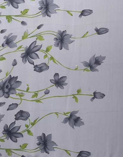 Grey Georgette Saree | Leemboodi