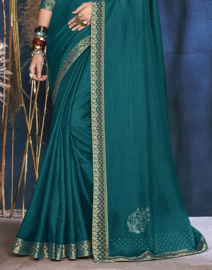 Rama Green Silk Saree | Leemboodi