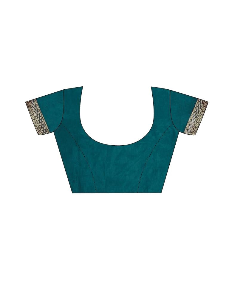 Rama Green Silk Saree | Leemboodi