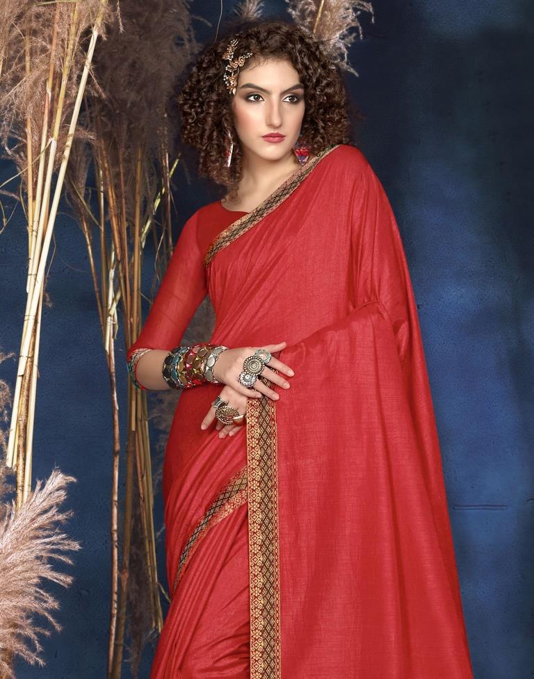 Red Silk Saree | Leemboodi