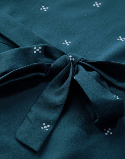 Teal Printed Top | Sudathi