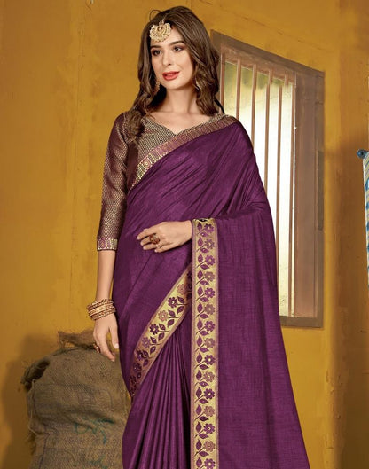 Wine Silk Saree | Leemboodi