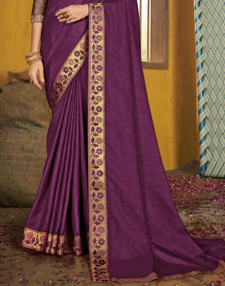 Wine Silk Saree | Leemboodi