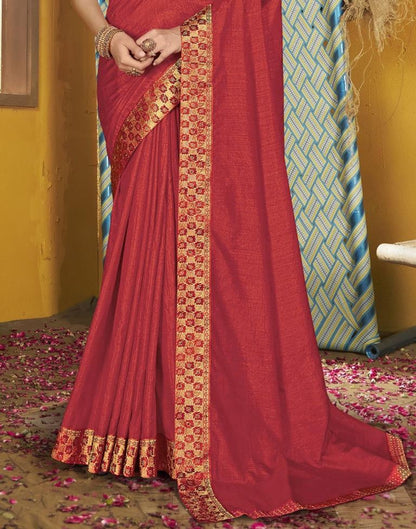 Red Silk Saree | Leemboodi