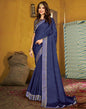 Navy Blue Silk Saree | Leemboodi