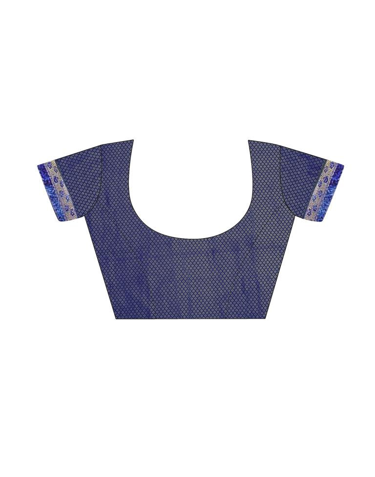 Navy Blue Silk Saree | Leemboodi