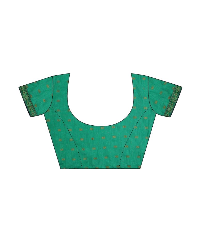 Jade Green Georgette Saree | Sudathi