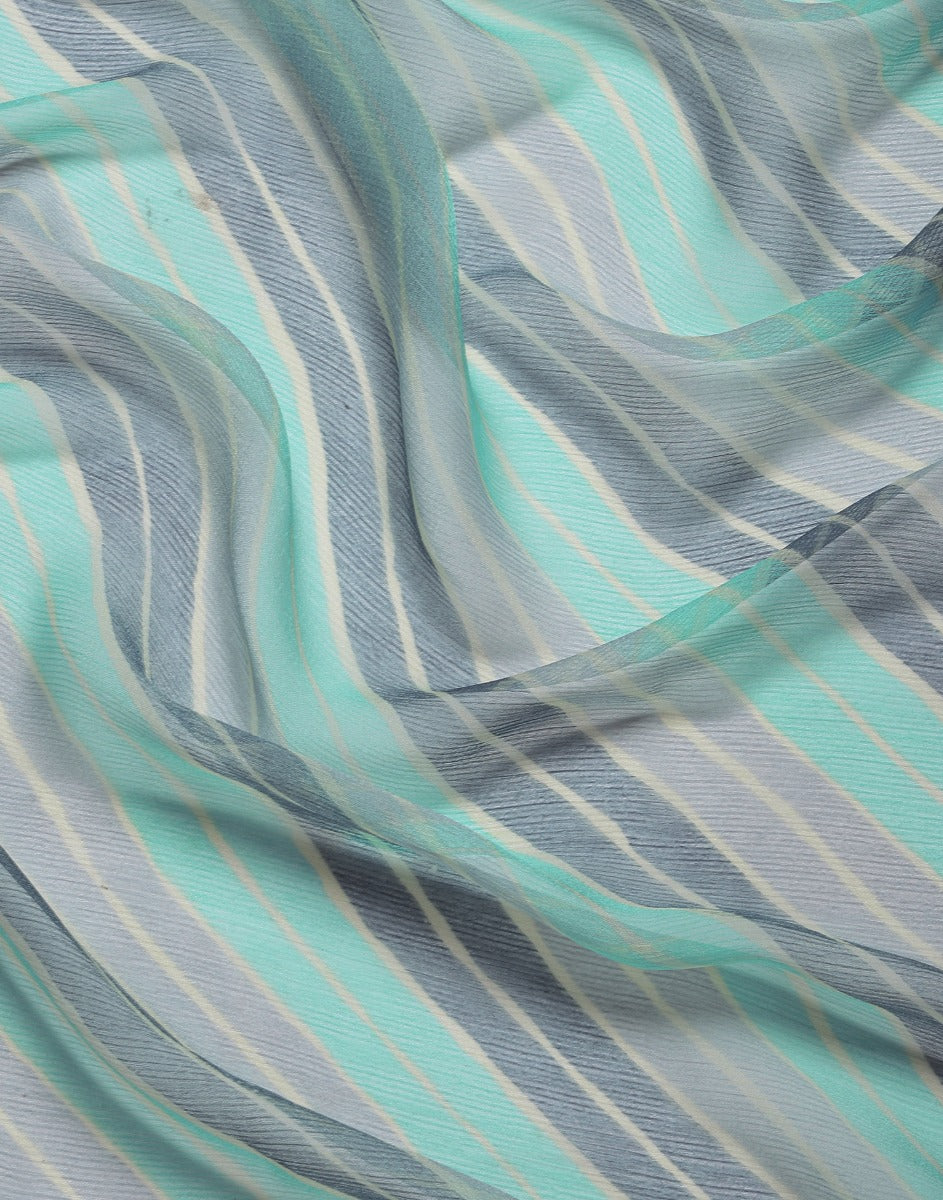 Light Blue Georgette Saree | Sudathi