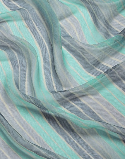 Light Blue Georgette Saree | Sudathi