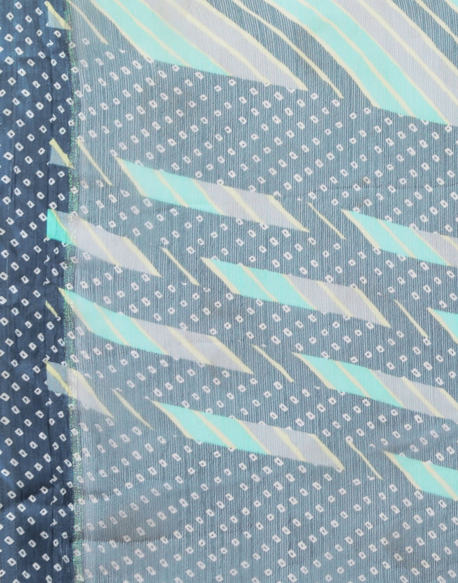 Light Blue Georgette Saree | Sudathi