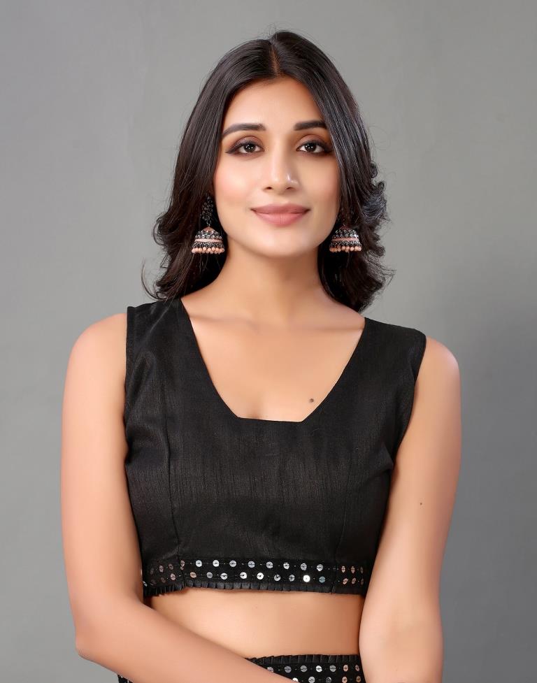 Light Olive Green Sequence Saree | Sudathi