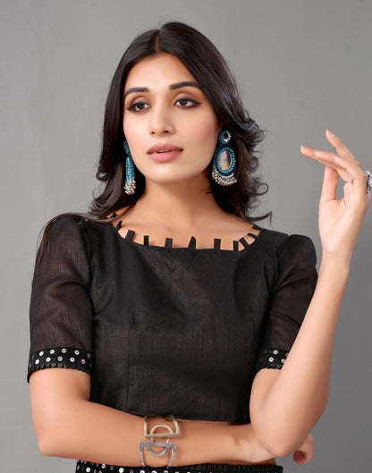 Peach Sequence Saree | Sudathi