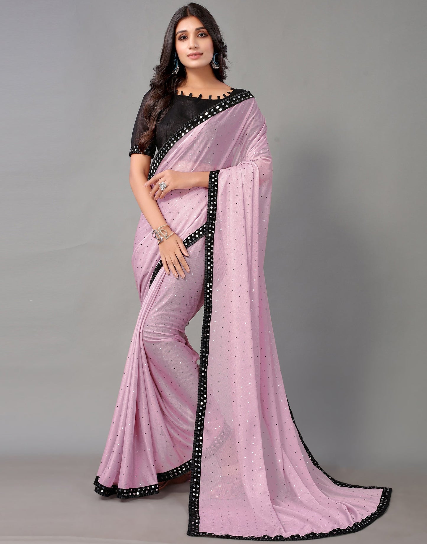 Light Purple Sequence Saree | Sudathi
