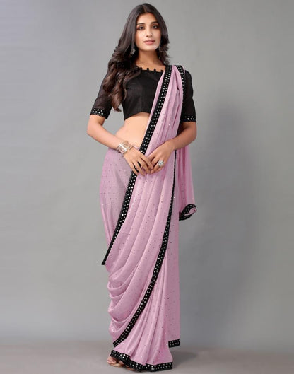 Light Purple Sequence Saree | Sudathi