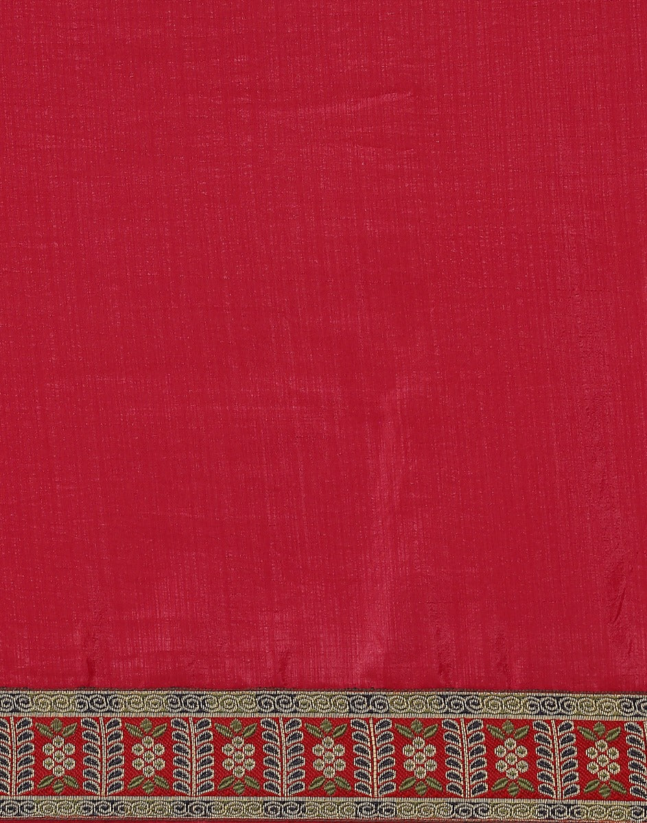 Maroon Silk Saree | Sudathi