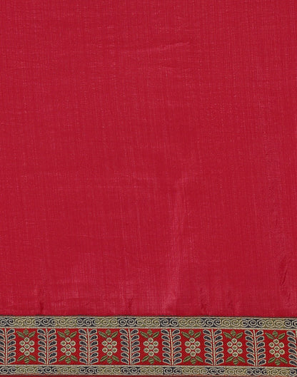 Maroon Silk Saree | Sudathi