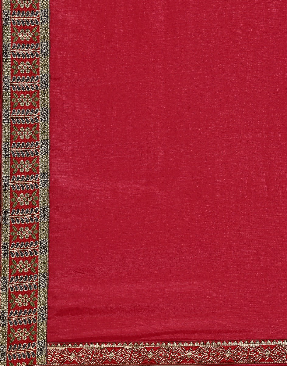 Maroon Silk Saree | Sudathi