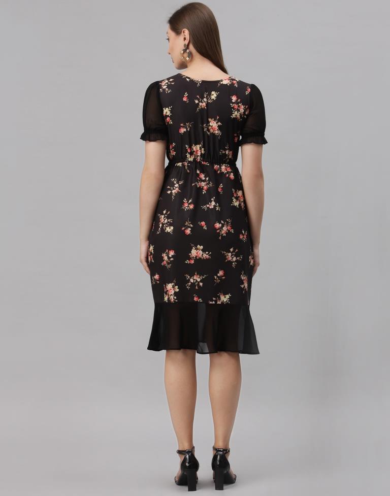 Black A-line Dress | Sudathi